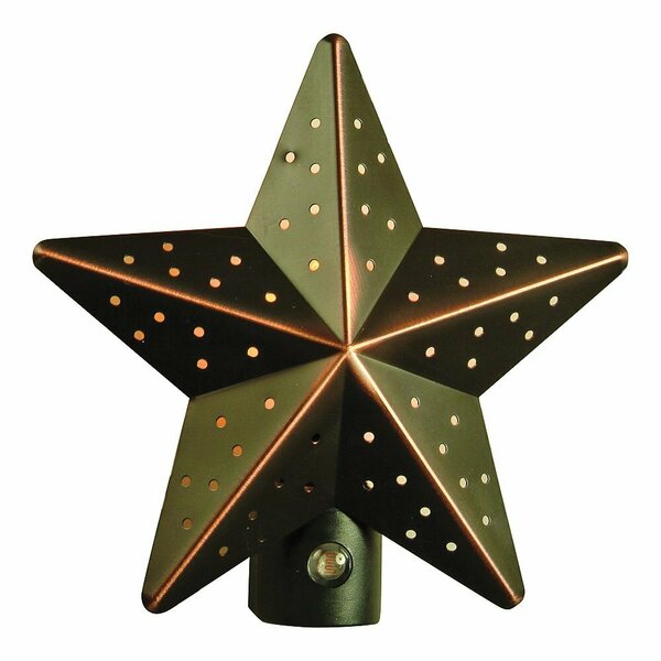 Amertac Nite Lite Tin Star In Bronze NL-TNST-DB